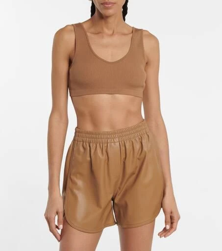 Zeynep Arçay Ribbed-knit crop top 5
