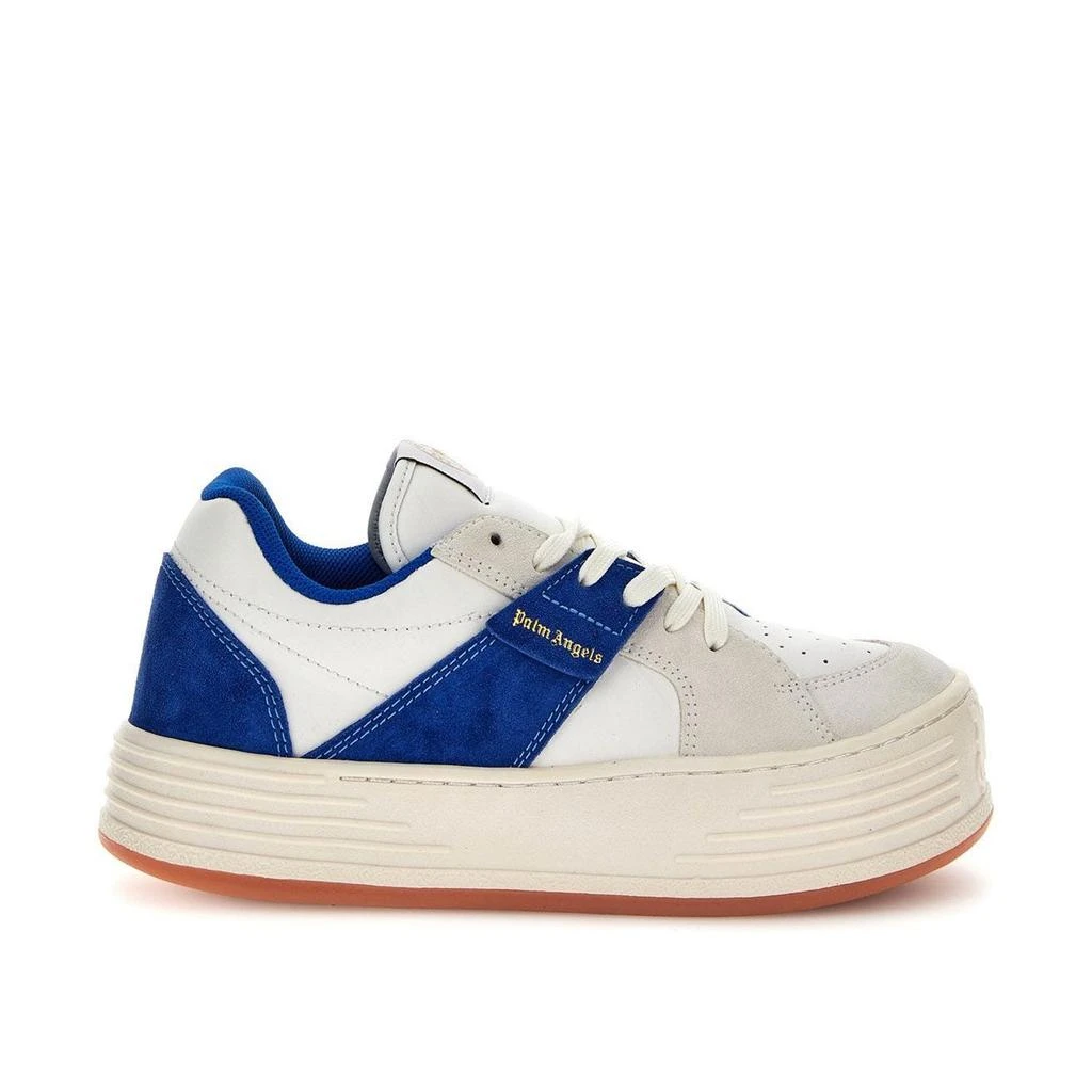 PALM ANGELS Palm Angels Leather Logo Sneakers 1