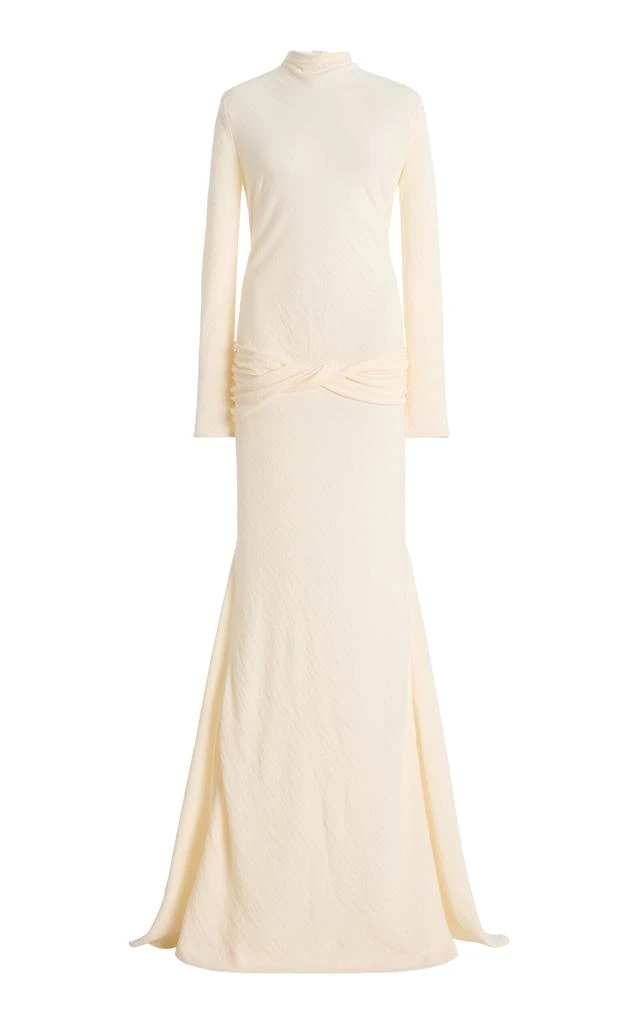 Anna October Alina Knit Maxi Gown - Ivory