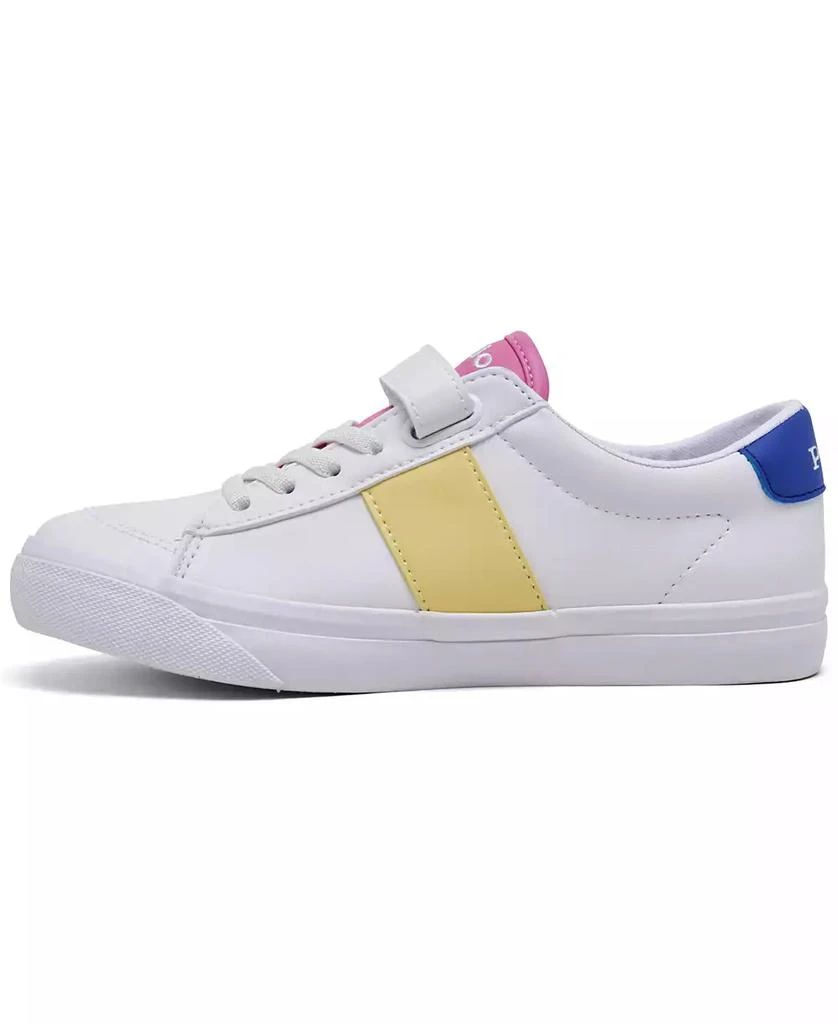 Ralph Lauren Little Girls Ryley Fastening Strap Casual Sneakers from Finish Line 3