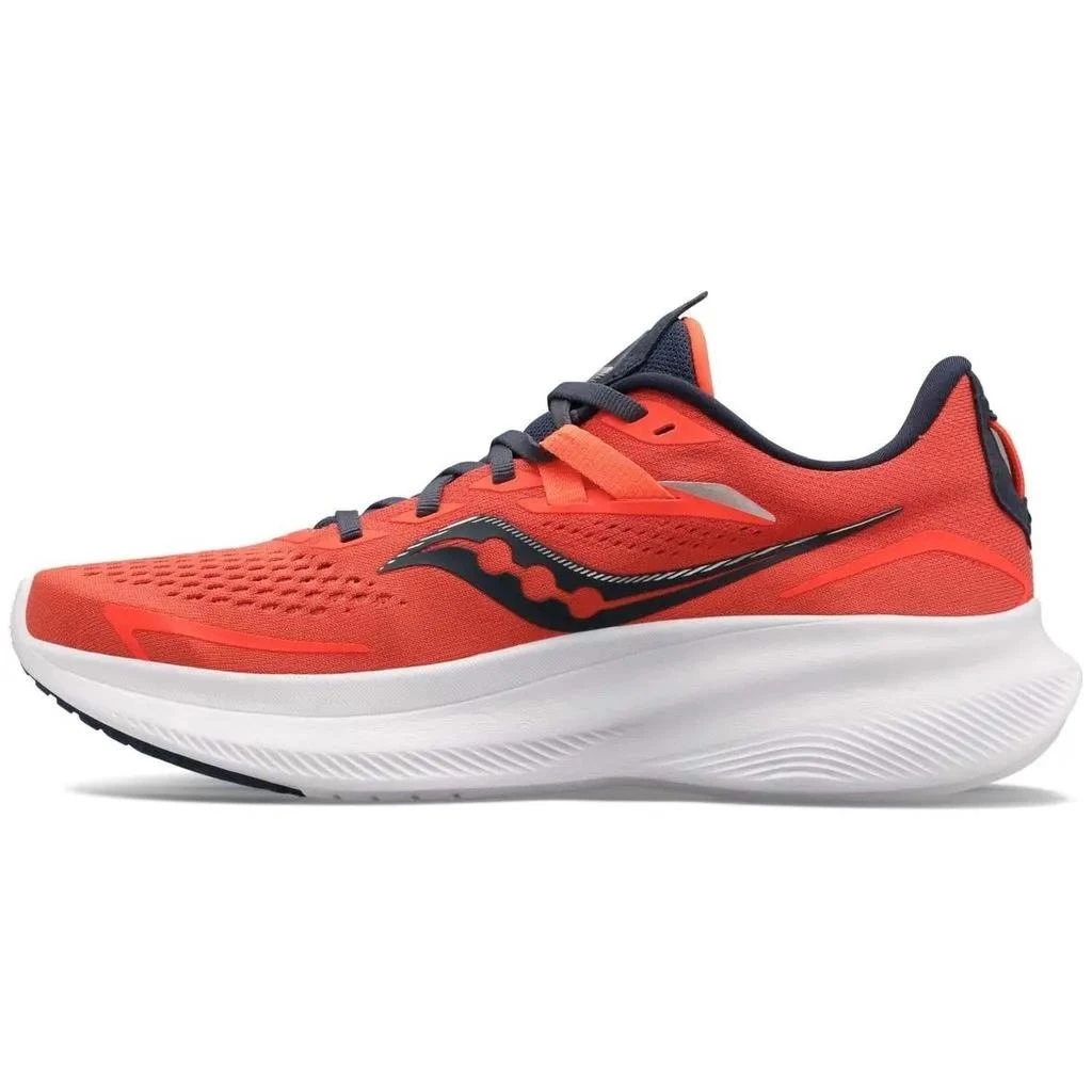 Saucony Women's Ride 15 Running Shoes In Vizired/night 2