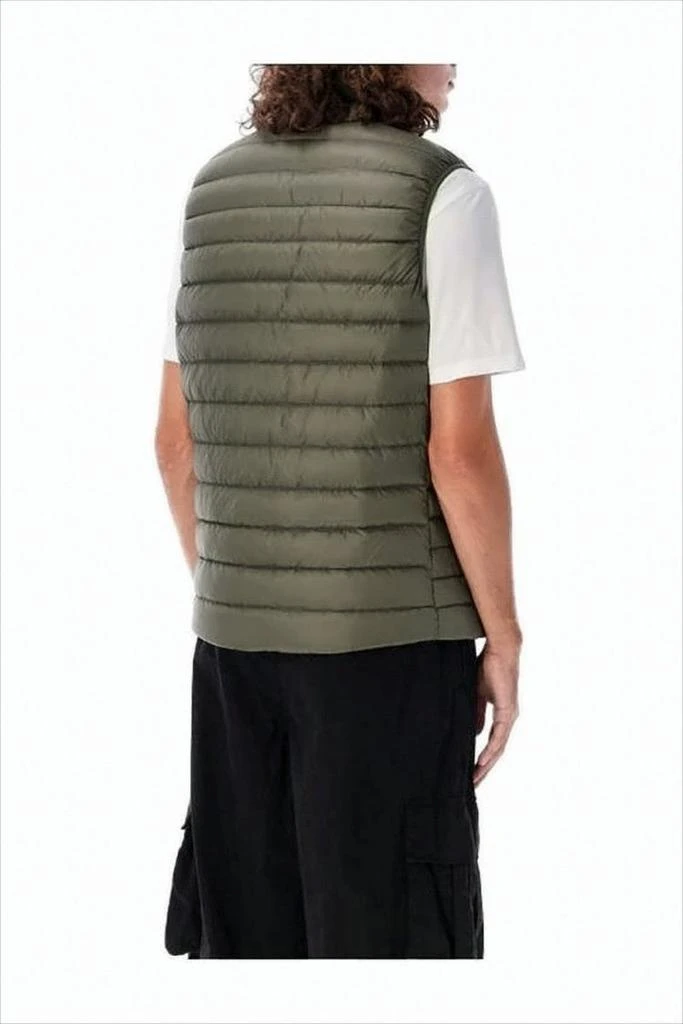Patagonia Quilted Sleeveless Vest With High Collar And Logo Patch 2