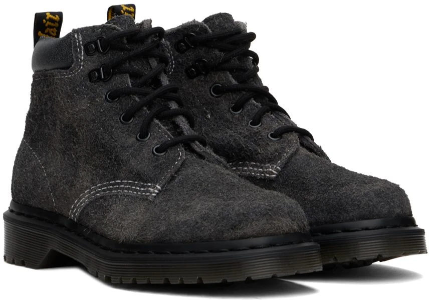 Dr. Martens Gray 939 Stonewashed Suede Boots 4