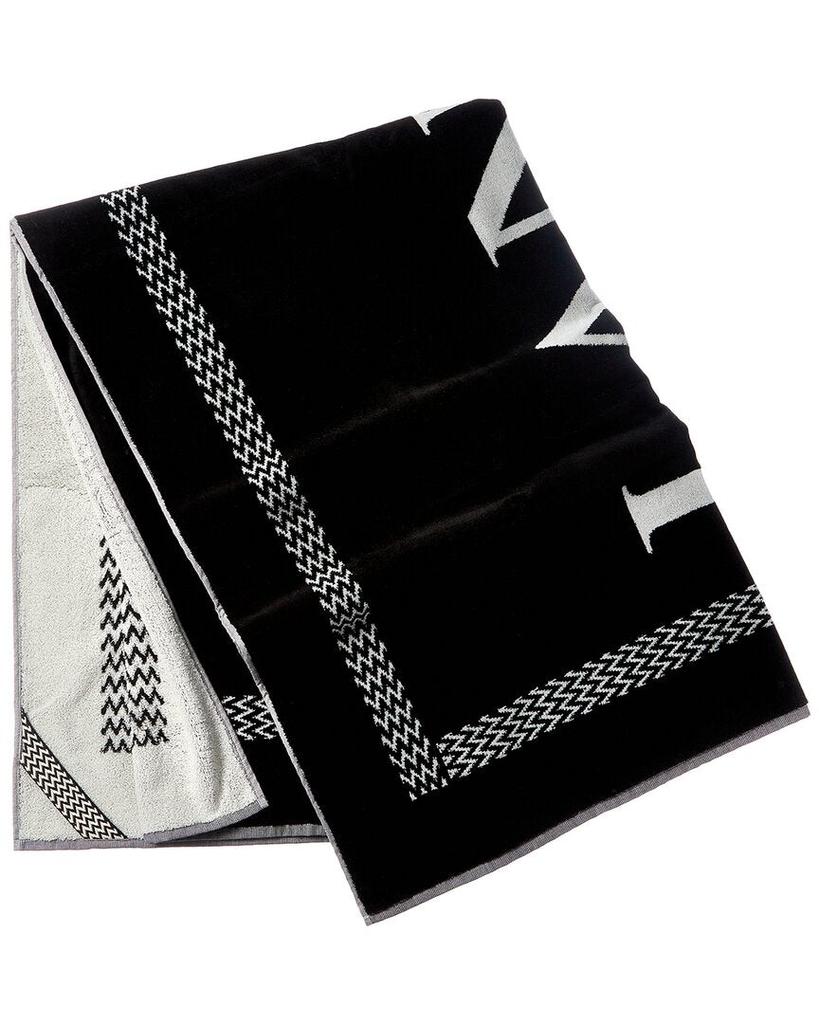 Lanvin LANVIN Logo Jacquard Wool Towel