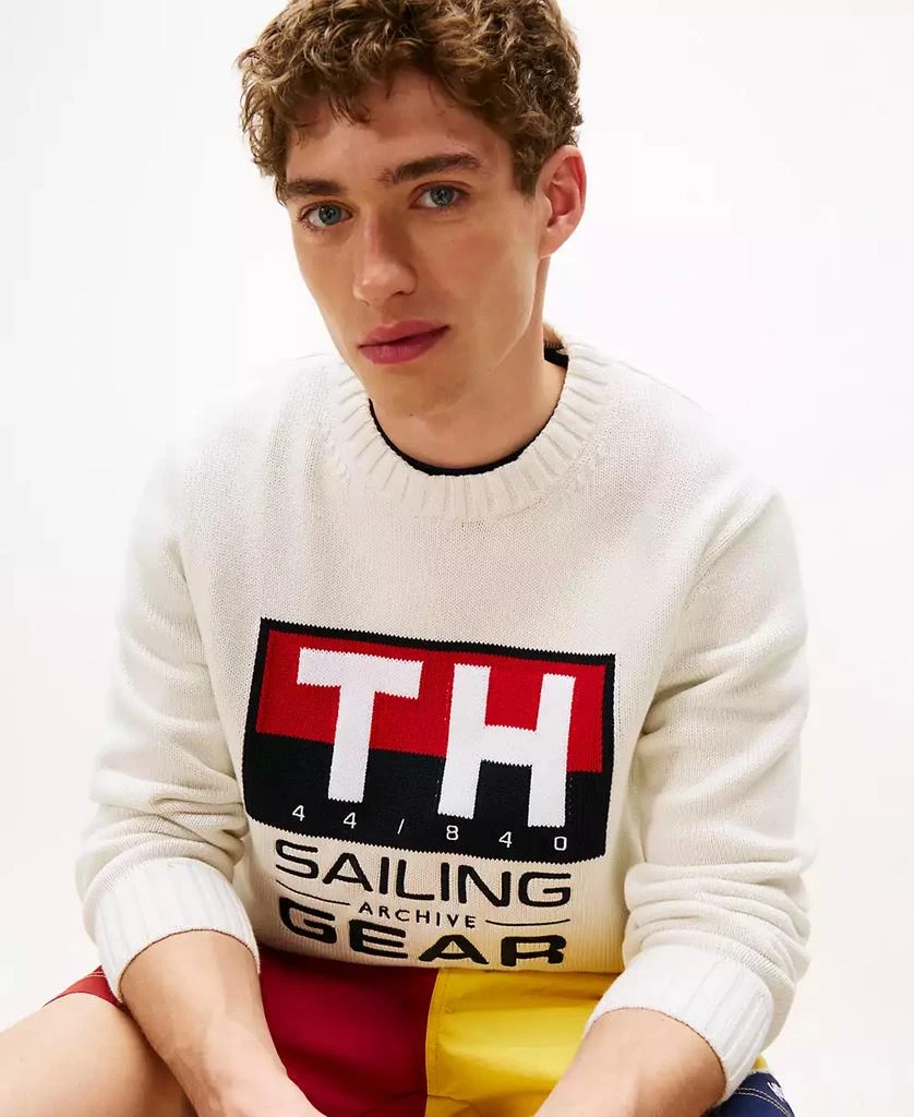 Tommy Hilfiger Men's Long Sleeve Sailing Logo Sweater 1
