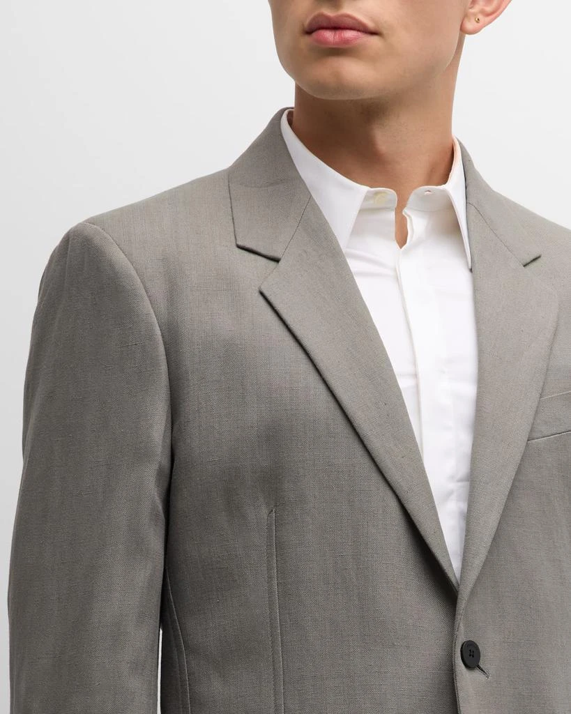 Salvatore Ferragamo Men's Linen-Blend Canvas Sport Coat 5
