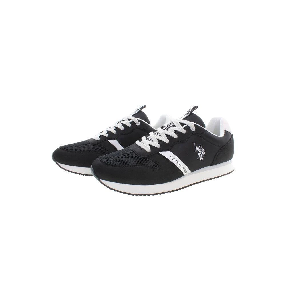 U.S. POLO ASSN. Sleek Black Sneakers with Contrast Accents 2