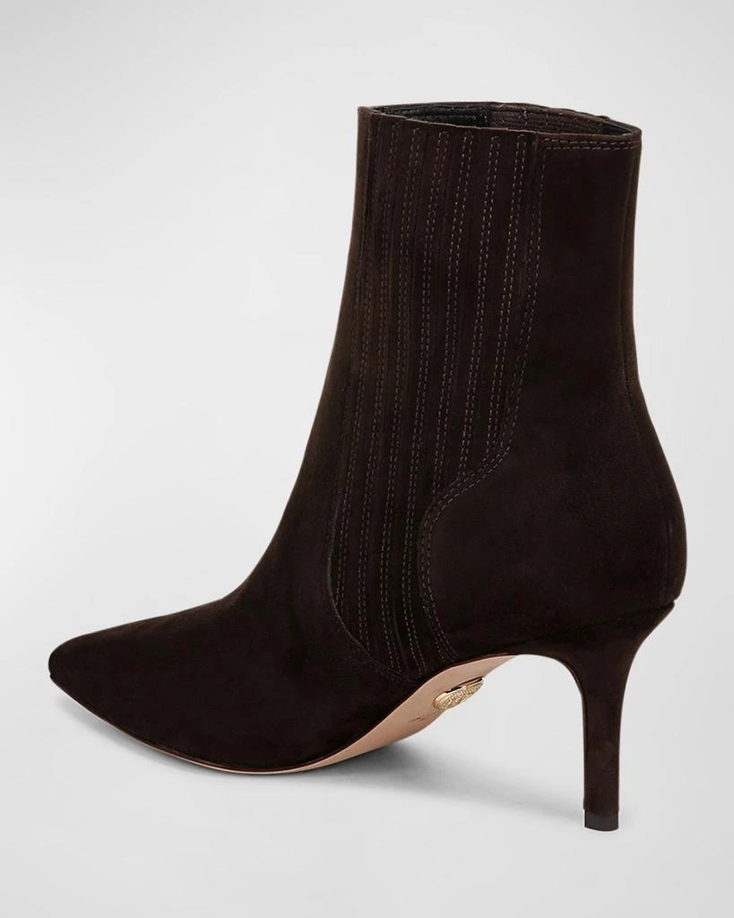VERONICA BEARD Lisa Suede Stiletto Ankle Booties 3
