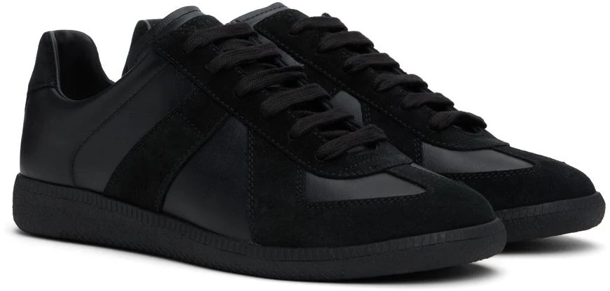 MAISON MARGIELA Black Replica Sneakers 4