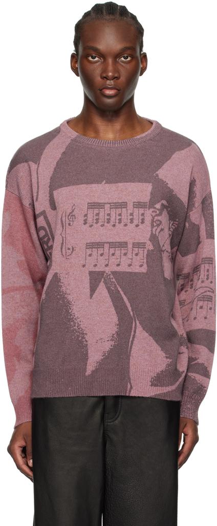 Enfants Riches Déprimés Pink Trax Unsound Sweater