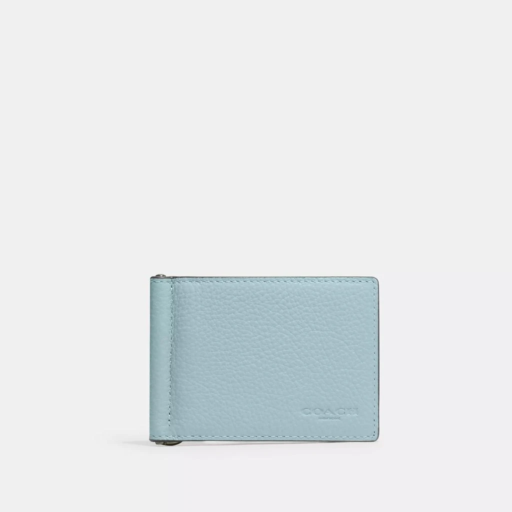 Coach Slim Money Clip Billfold Wallet 10