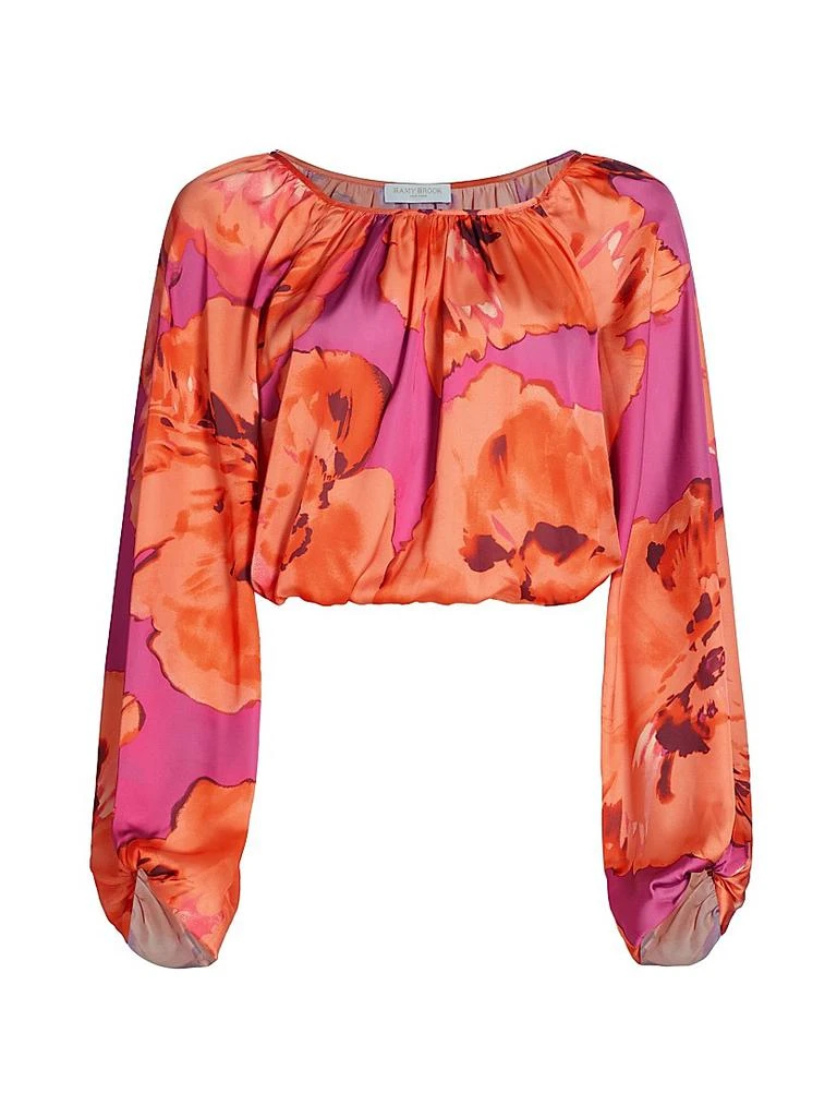 Ramy Brook Aria Floral Blouson Top 1