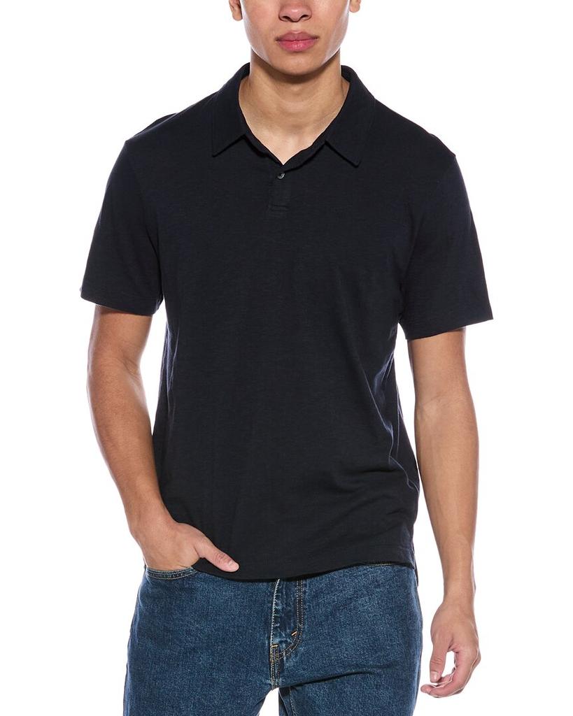 James Perse Reverse Slub Jersey Polo Shirt