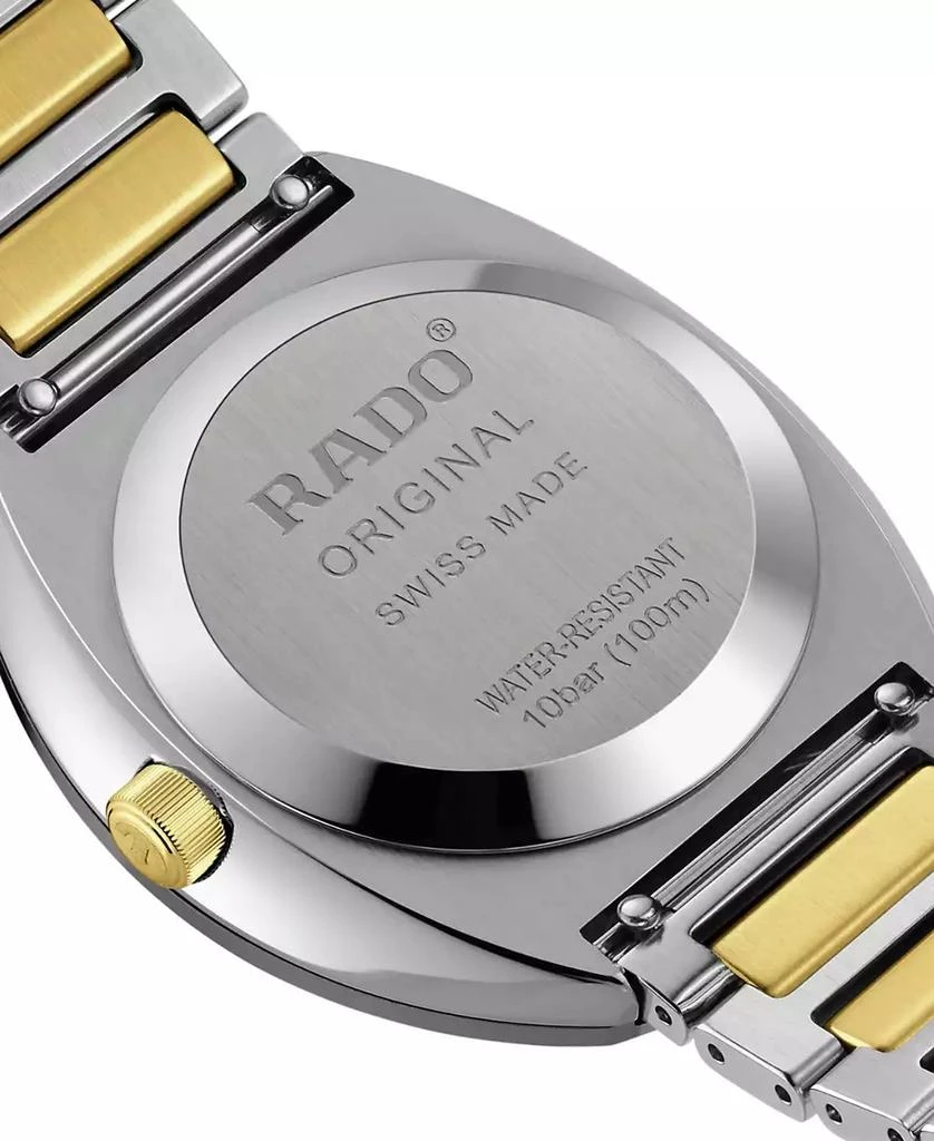 Rado Unisex Swiss Automatic Original DiaStar Two-Tone Stainless Steel Bracelet Watch 38mm 4