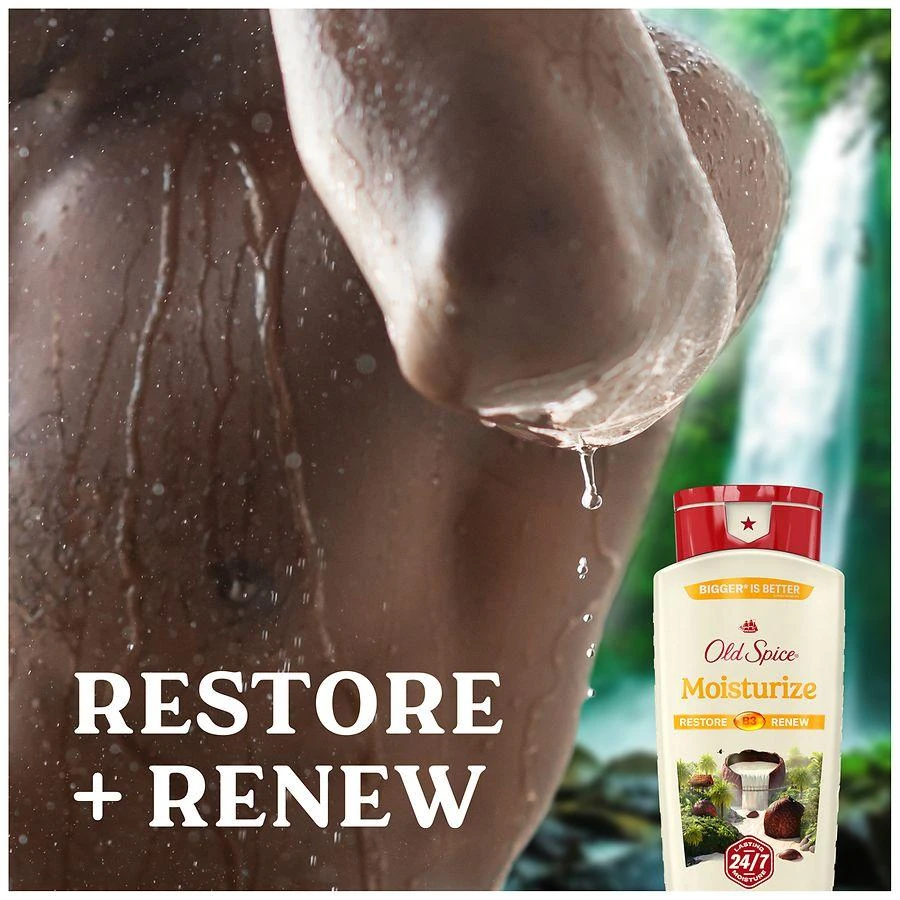Old Spice Mens Body Wash Shea Butter 6