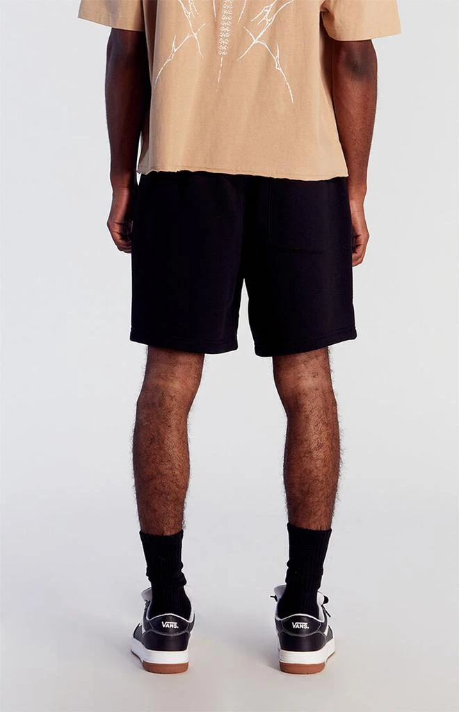 PacSun Fleece Black Sweat Shorts 5