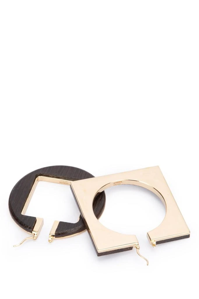Jacquemus The Rond Carré Hoops Earrings 2