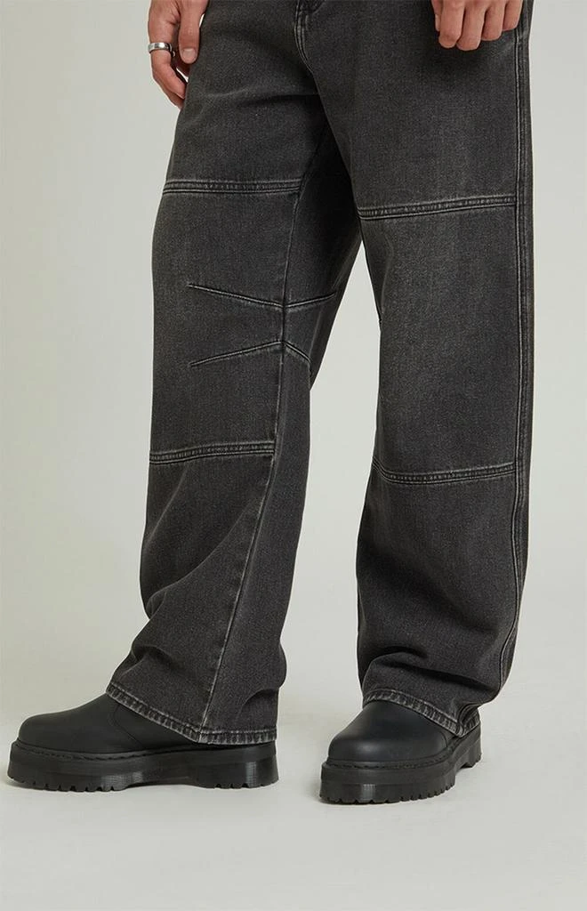 PacSun Black Wash Baggy Jeans 3