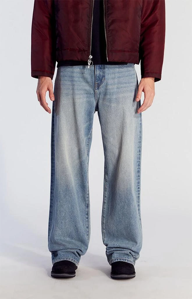 PacSun Light Wash Extreme Baggy Jeans 1