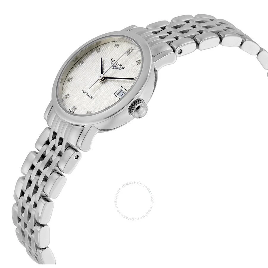 Longines Elegant Automatic Silver Dial Diamond Ladies Watch L43094776 2