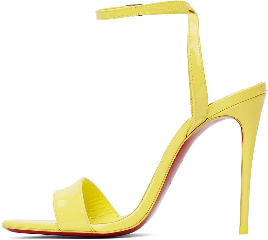 Christian Louboutin Yellow Loubigirl 100 Heeled Sandals 3