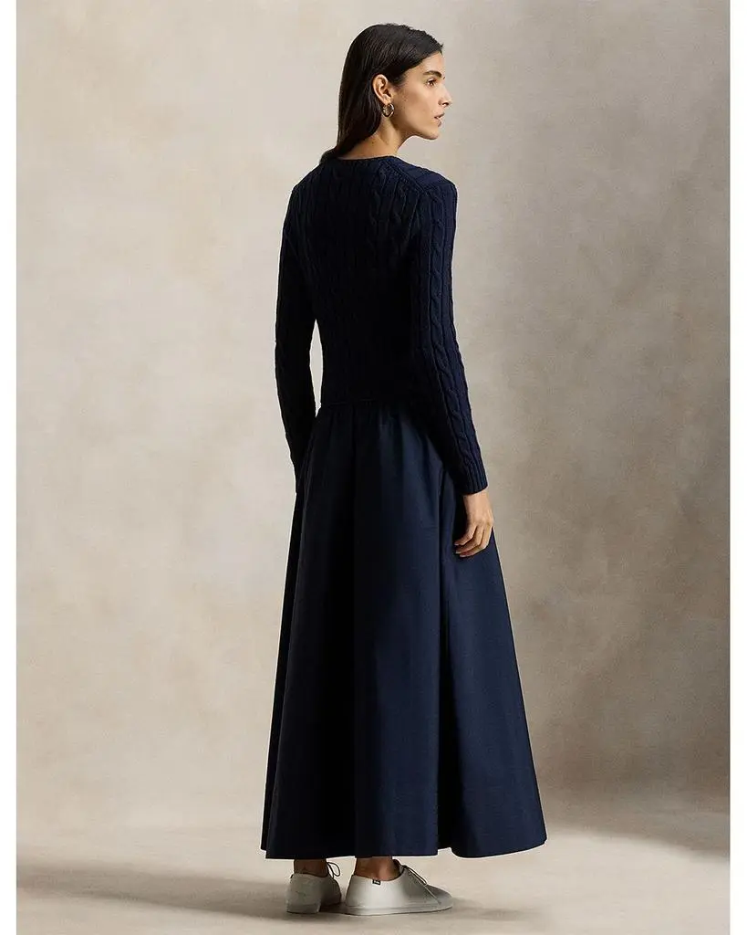 Ralph Lauren Sweater Bodice Maxi Dress 2