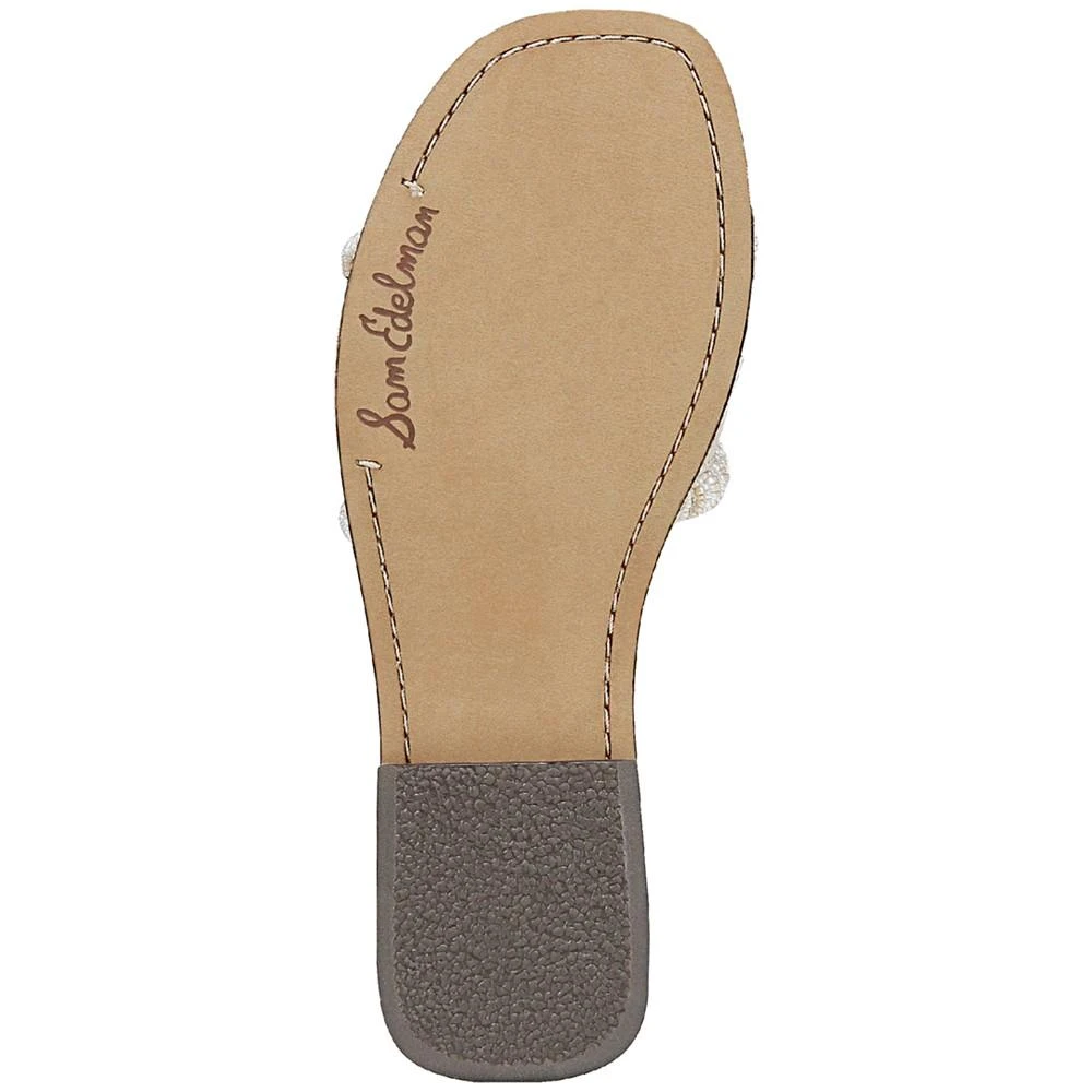 Sam Edelman Women's Fitz Beaded Slide Flat Sandals 5