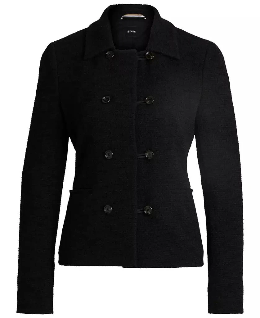 Hugo Boss Women’s Extra-Slim-Fit Tweed Jacket 3