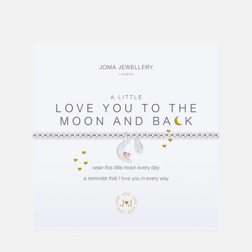 Joma Jewellery Joma Jewellery Love You To The Moon and Back Silver-Plated Bracelet 1