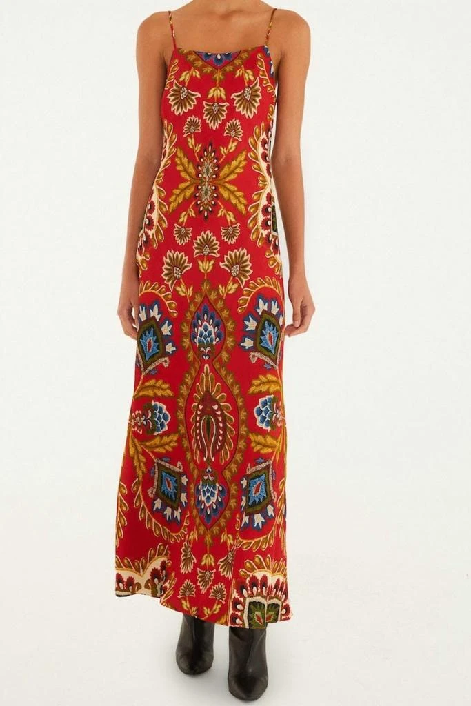 Farm Rio Farm Rio - Folk Tapestry Slip Dress 2