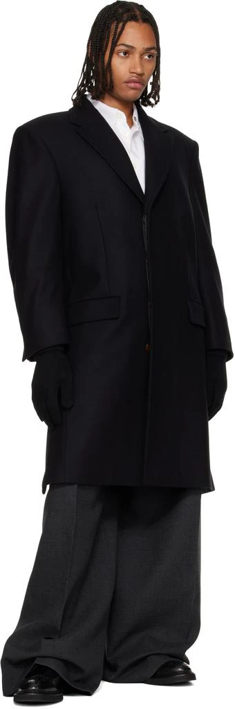 Vivienne Westwood Black Fluffy Gloves 3