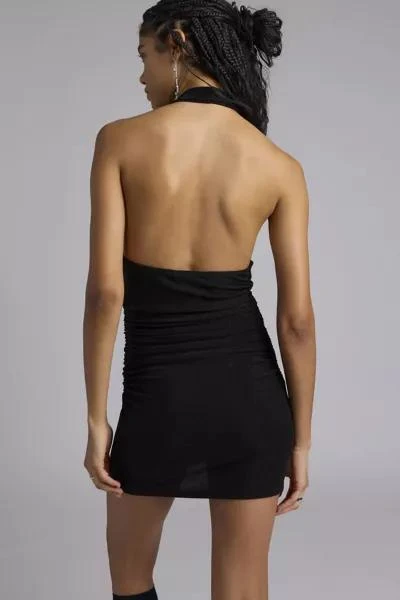 Urban Outfitters UO Pina Shimmer Cowl Neck Halter Mini Dress 2