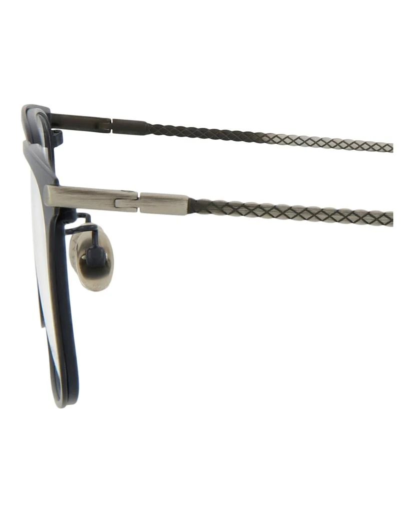 Bottega Veneta Square-Frame Metal Optical Frames 4