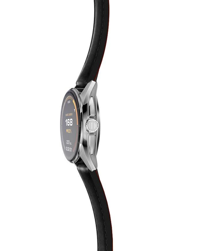 TAG Heuer Connected Calibre E4 Leather Strap Smartwatch, 42mm 3
