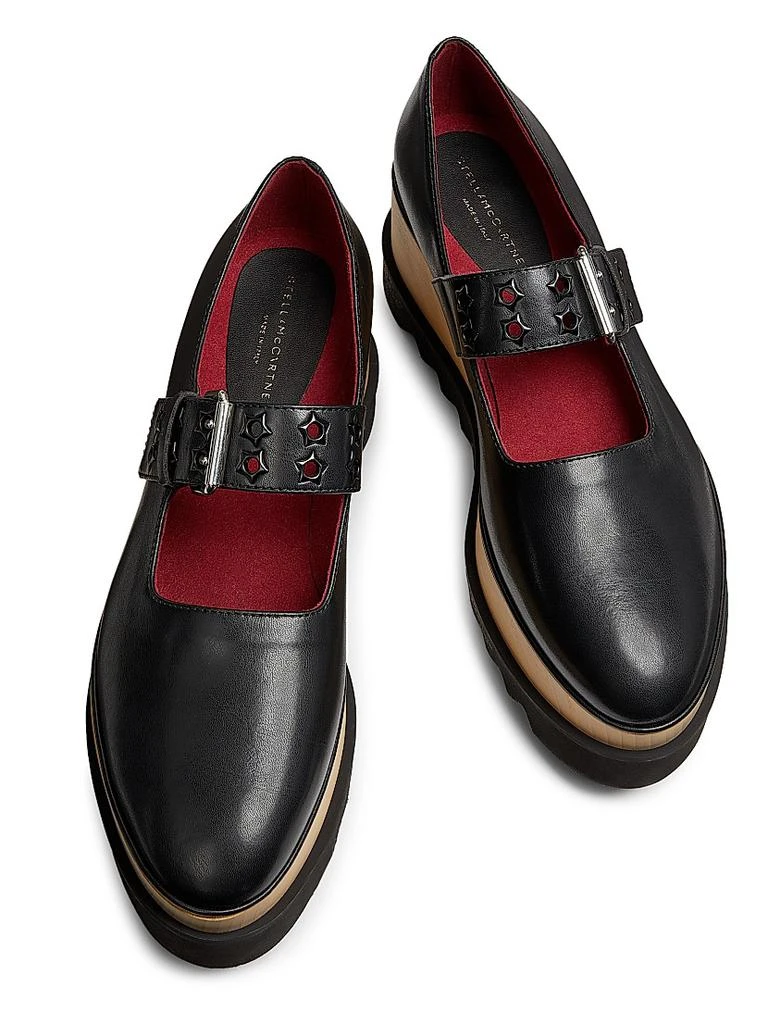 Stella McCartney Elyse 70MM Mary Jane Platform Wedges 4