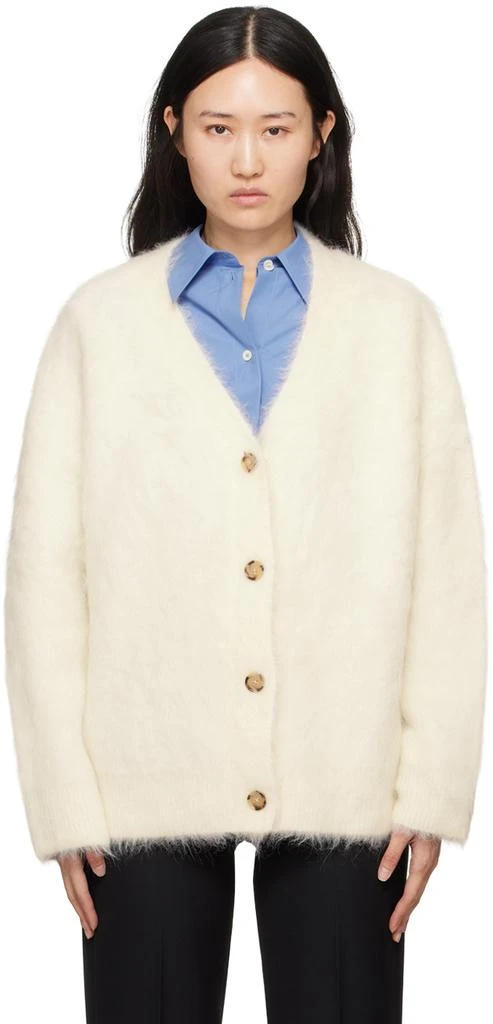 Totême SSENSE Exclusive Off-White Biella Cardigan 1