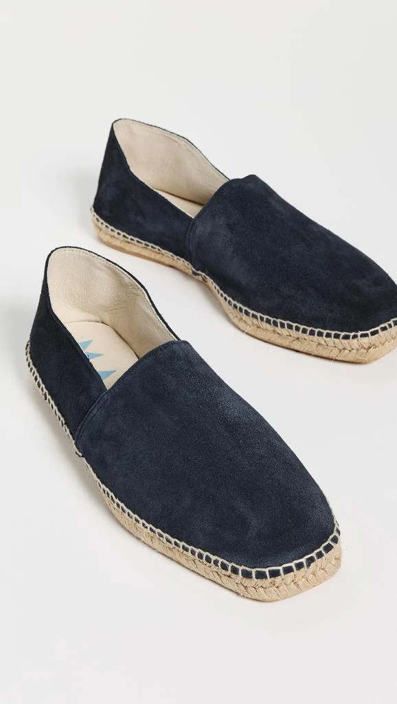 Manebi Suede Square Toe Espadrilles 3