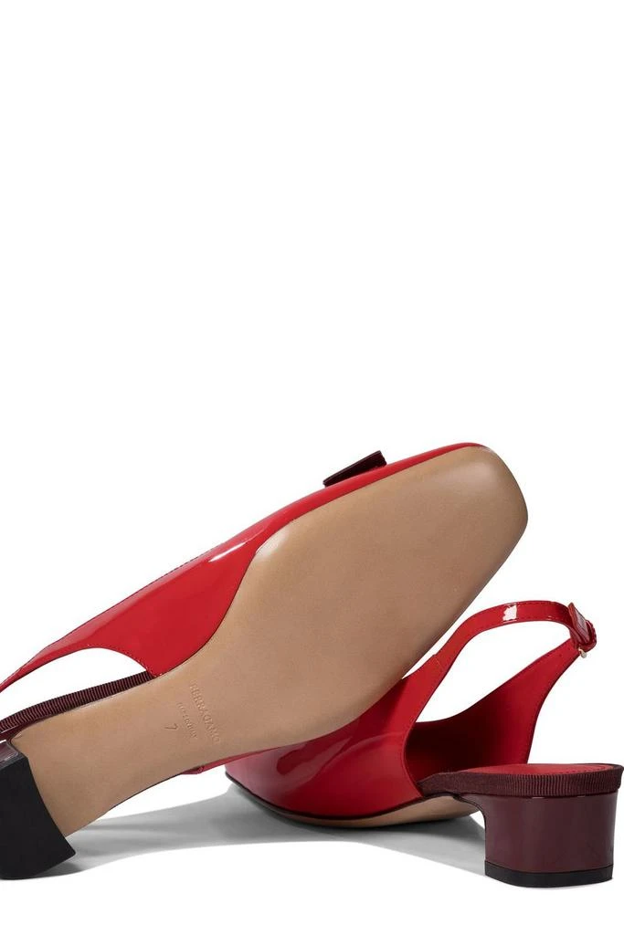 Salvatore Ferragamo Ferragamo Iconic Bow Slingback Pumps 5