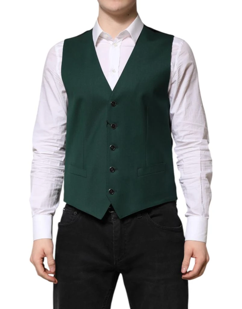 Dolce 
Gabbana Wool Dress Formal Men Waistcoat Men
s Vest