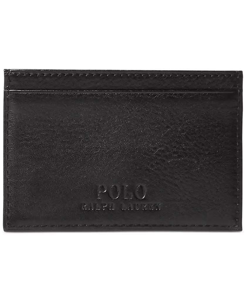 Ralph Lauren Men's Pebbled Leather Card Case