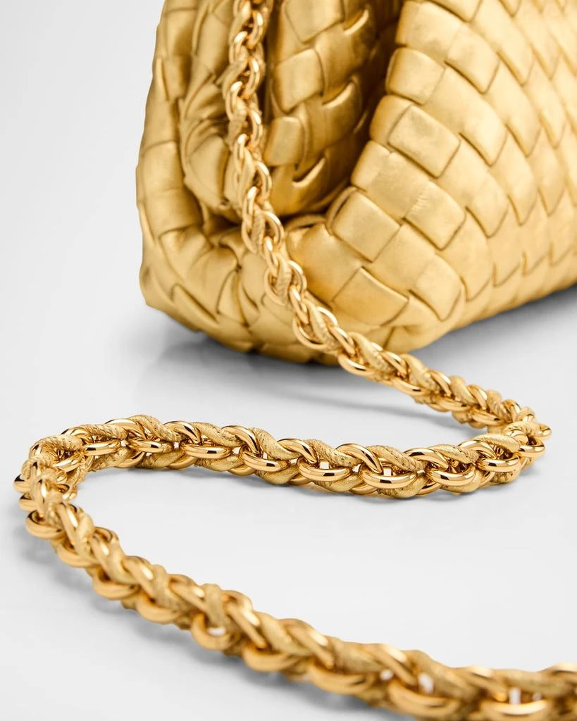 Bottega Veneta Lauren 1980 Small Laminated Leather Clutch Bag 5