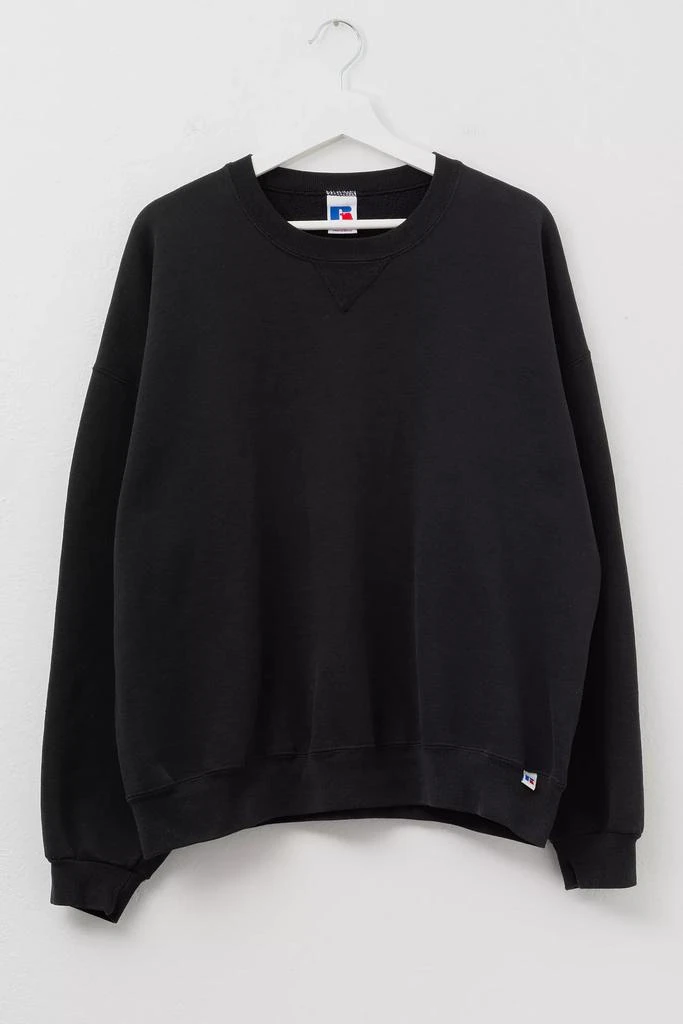 Russell Athletic Vintage 1990s Russell Athletic Black V-Stitch Crewneck Sweatshirt 1