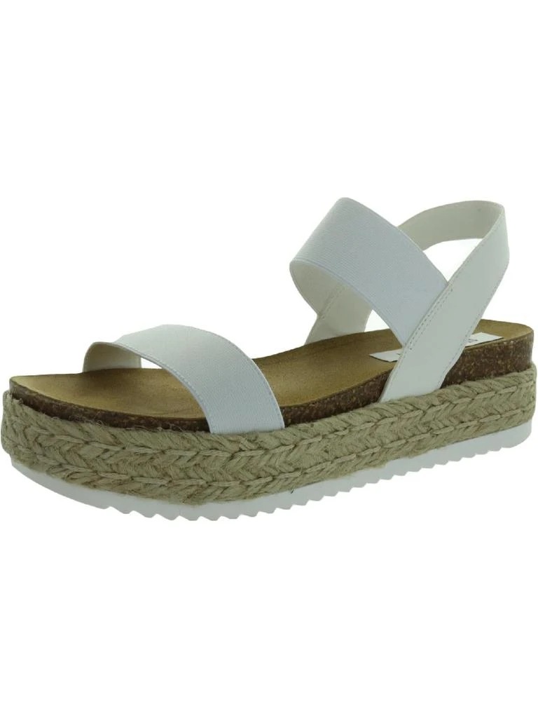 Steve Madden Jaklin Womens Slip-On Platform Espadrilles 9