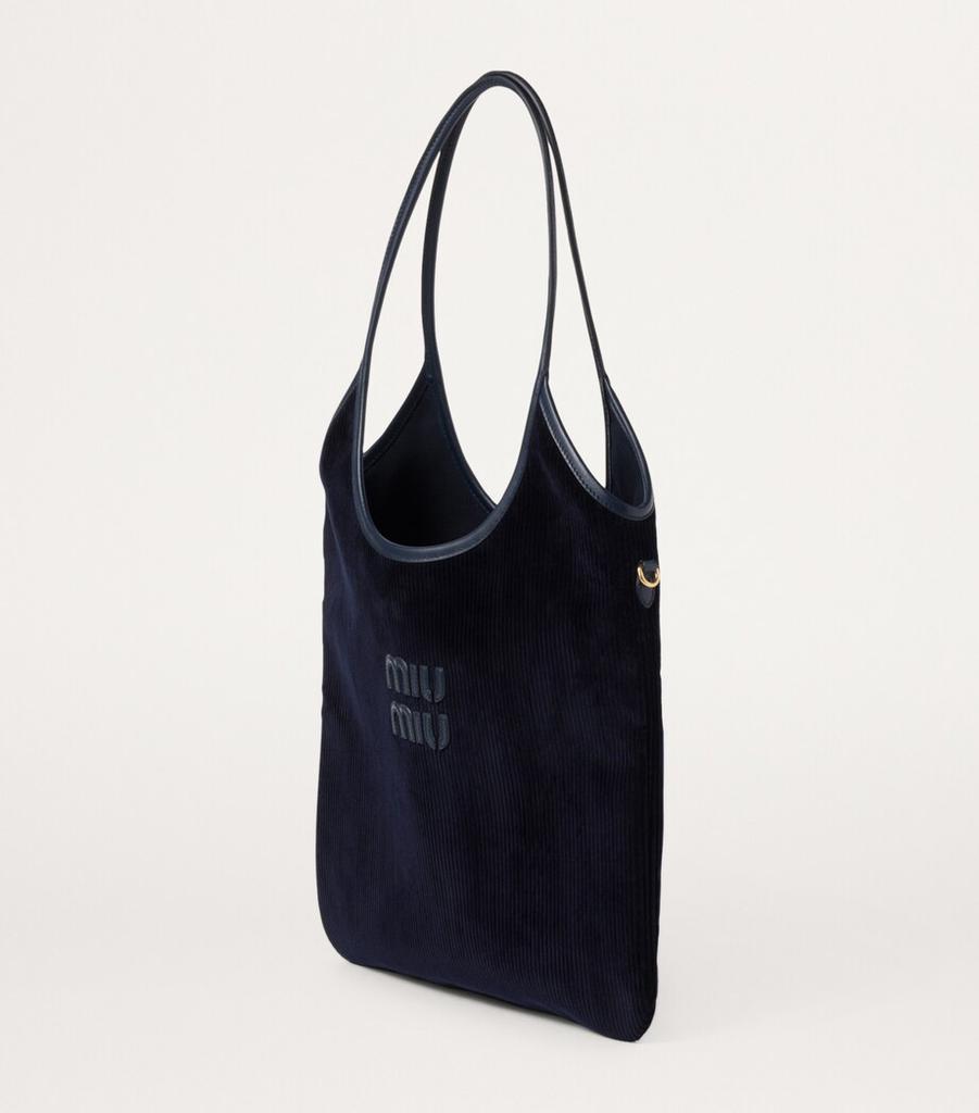 Miu Miu Corduroy Ivy Tote Bag - Tote Bags - BeyondStyle