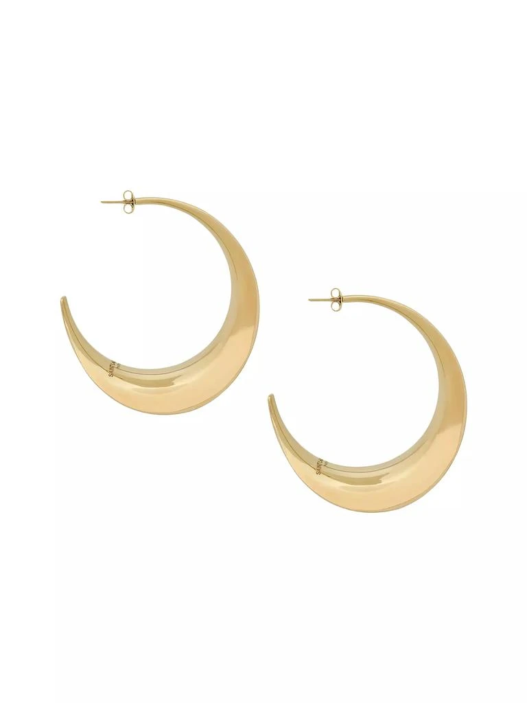 Yves Saint Laurent Hoop Earrings in Metal 1