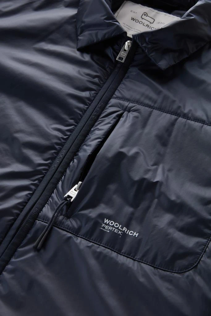 Woolrich Padded Overshirt in Recycled Pertex Quantum - Men - Blue 3