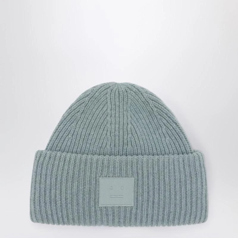 Acne Studios Dusty Large Face Logo Beanie – On Sale Now with  display picture 1