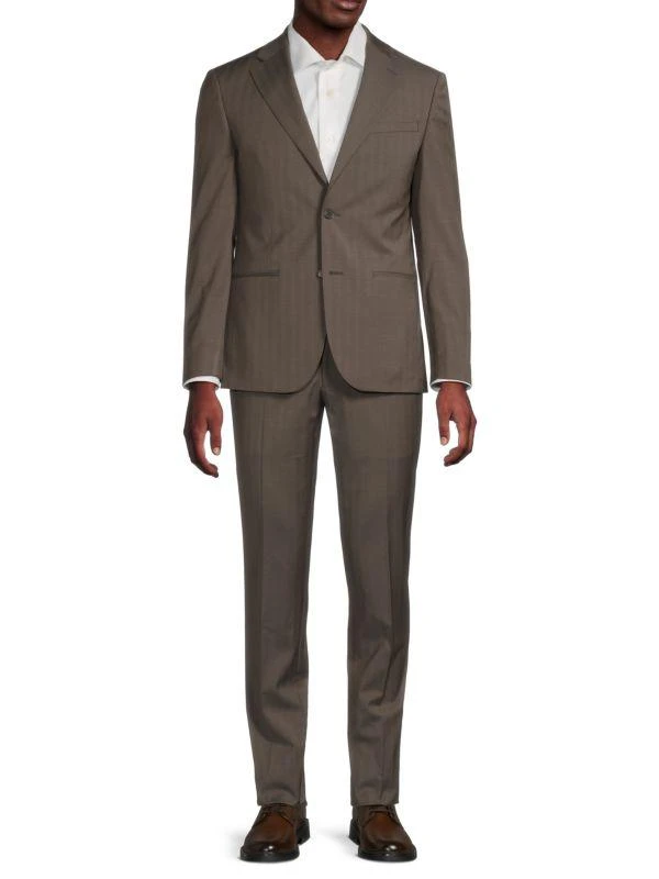 Calvin Klein Wool-Blend Slim-Fit Suit 1