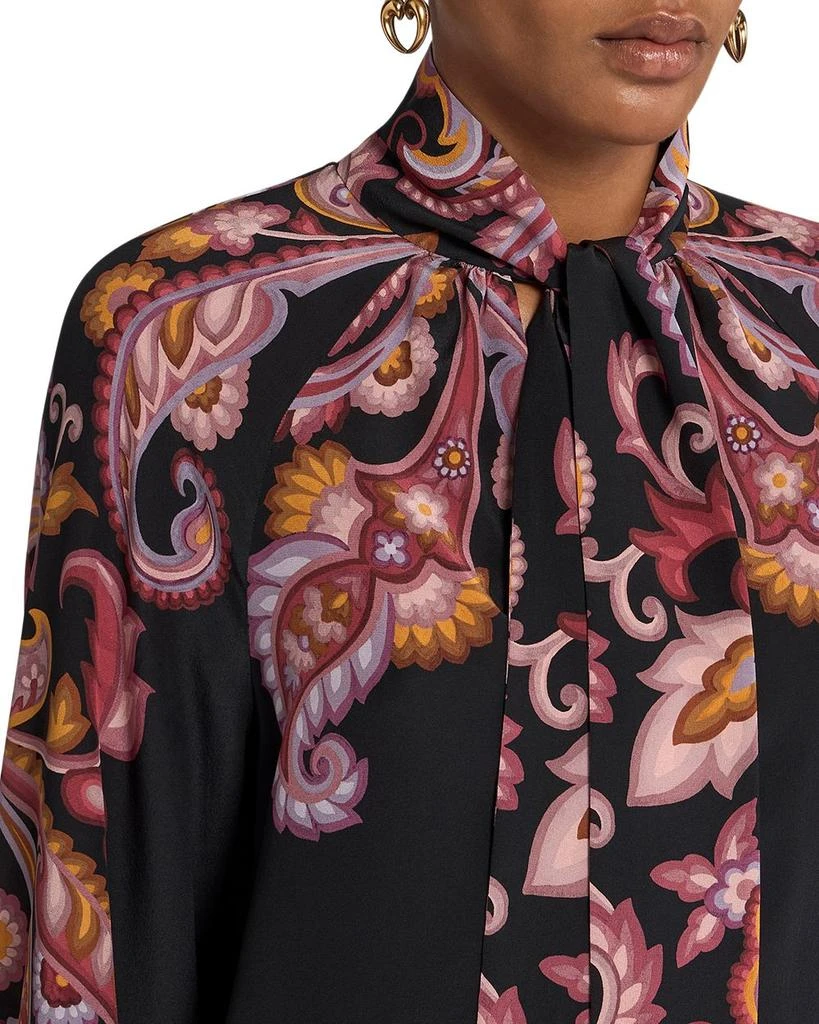 ETRO Silk Tie Neck Blouse 3
