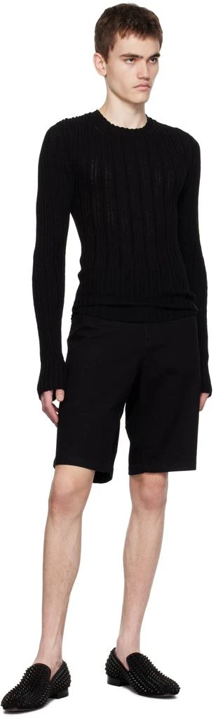 Christian Louboutin Black Dandelion Spikes Loafers 5